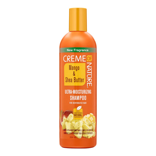 CREME OF NATURE MANGO & SHEA BUTTER   Shampooing Ultra-Hydratant Pour Cheveux Déshydratés