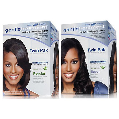 GENTLE TREATMENT  Kit De Défrisant "Twin Pack"