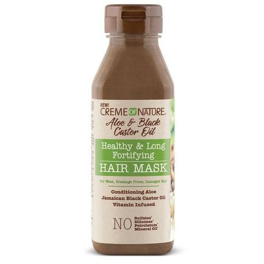 CREME OF NATURE ALOE VERA AND BLACK CASTOR   Masque Cheveux