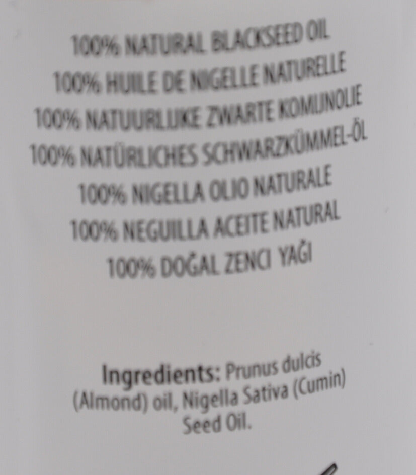 YARI  Huile De Nigelle 100% Naturelle